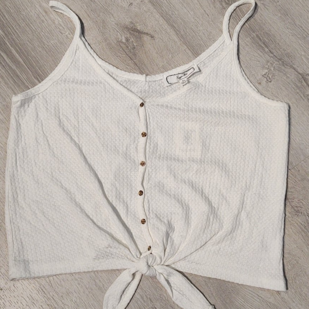 Hippie Rose crop tank top